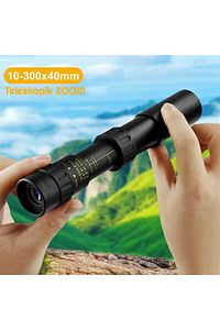 10-300x40mm Zoom Monoküler Teleskop Taşınabilir Su Geçirmez Dürbün ürün fotoğrafı