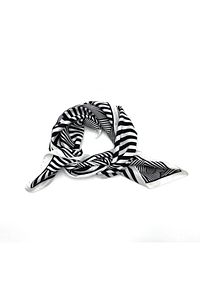 Hipnotik Desen Saten Bandana Fular ürün fotoğrafı