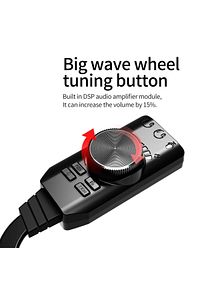 4677 Usb Harici Ses Kartı 7.1 Dönüştürücü Plextone Gs3 Pubg Lol Mikrofon Destekli ürün fotoğrafı