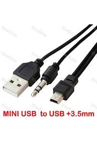Usb To Aux - 5 Pin Kablo (müzik Kutusu Kablosu) ürün fotoğrafı