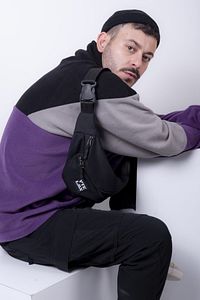 Unisex Siyah Renkli Omuz Ve Bel Çantası ürün fotoğrafı