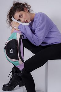 Unisex Renkli Omuz Ve Bel Çantası ürün fotoğrafı