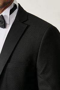 Erkek Slim Fit Dar Kesim Desenli Smokin Damatlık ürün fotoğrafı