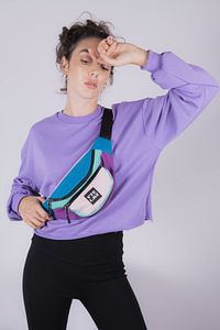 Unisex Renkli Omuz Ve Bel Çantası ürün fotoğrafı