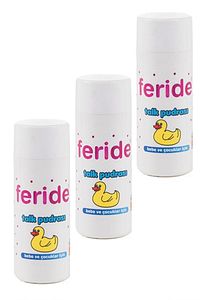 Feride Bebek Talk Pudrası Toz 75gr '' 3 Adet '' ürün fotoğrafı