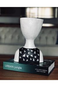 Dekoratif Insan Yüzlü Vazo ürün fotoğrafı