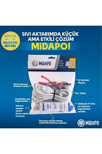 12 Volt Mazot Aktarma Pompası Dalgıç Süt Sıvı Su Aktarma 1/2 ürün fotoğrafı