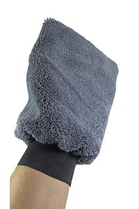 Oto & Ev Yıkama Ve Cila Eldiveni - Siyah Mikrofiber ürün fotoğrafı