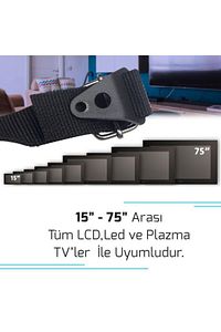 Bebek Çocuk Deprem Için Televizyon Güvenlik Kilidi 43-190 Ekran Tvlere Uygun ürün fotoğrafı