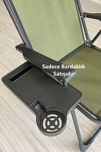 Bardaklık Kamp Sandalyesi Bardaklığı Piknik Sandalye Yan Sehpası Dikdörtgen ürün fotoğrafı