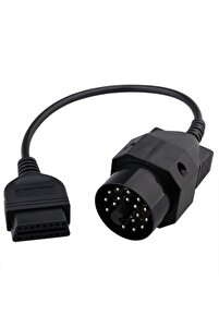 Bmw Obd2 Araç 20 Pin 16 Pine Çevirici Adaptör Bağlantı Kablosu ürün fotoğrafı
