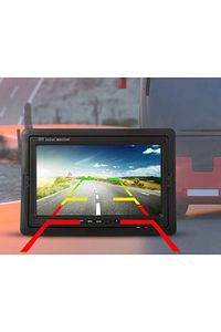 7 Inc Hd Araç Içi Monitör Park Kamerası Hediyeli Mesafe Çizgili 2 Kanal Girişli ürün fotoğrafı