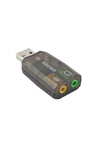 Usb Ses Kartı 5.1 3d Sound Usb Harici Ses Kartı Audio Çevirici ürün fotoğrafı