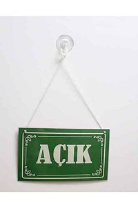 'açık - Kapalı' Kapı,cam Levhası (150 Micron Plastik) ürün fotoğrafı