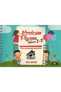 Yurtrenkleri Ynl. Kardeşim Piyano 1-2 Birol Işıkdemir - 7 Yaş Ve Üzeri Başlangıç Piyano Metodu ürün fotoğrafı
