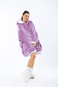 Unisex Hoodie Ultra Yumuşak Sweatshirt Oversize Çok Rahat Kapşonlu Battaniye ürün fotoğrafı