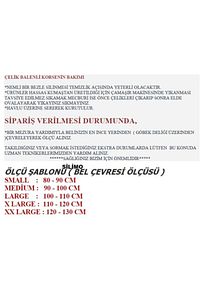 Çelik Balenli Bel Fıtık Korsesi Bel Düzleşmesi Bel Kayması Demirli Kuşak ürün fotoğrafı