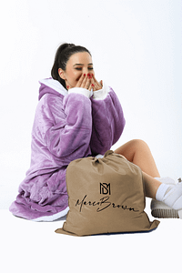 Unisex Hoodie Ultra Yumuşak Sweatshirt Oversize Çok Rahat Kapşonlu Battaniye ürün fotoğrafı