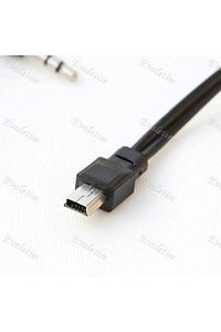 Usb Aux 5 Pin 3.5 Mm Jack Araç Müzik Kutusu Ses Bombası Hoparlör Şarj Kablosu ürün fotoğrafı