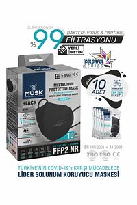 Ffp2 Maske Siyah 20 Adet ürün fotoğrafı