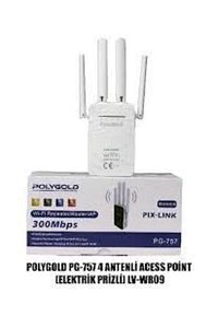 Pix-link Access Point Repeater Router 4 Antenli 300 Mbps ürün fotoğrafı