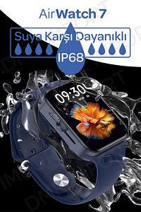 Watch 7 Pro Max Smartwatch Yeni Kasa Çift Tuş Aktif Konuşma Özellikli Türkçe Siyah Akıllı Saat ürün fotoğrafı
