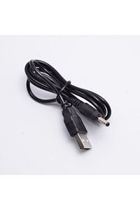 Usb Radyo Şarj Kablosu 3.5*1.35mm / Usb To 3.5x1.35mm Pc Tablet Siyah ürün fotoğrafı
