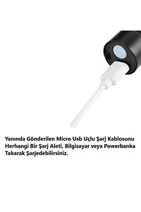 Tak-03 Ultra Güçlü 2500 Lumens + 5w Cob Led Usb Şarjlı El Feneri Kutulu Kamp Feneri Avcılık Feneri ürün fotoğrafı