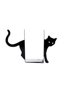 Kara Kedi Figürlü Dekoratif Metal Kitap Tutucu, Kitap Desteği ürün fotoğrafı