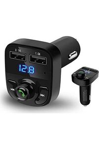 Tüm Araçlara Uyumlu Çakmaklık Şarj Cihazı Fm Transmitter Bluetooth Araç Kiti Araba Müzik Mp3 Çalar ürün fotoğrafı