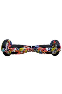 Elektrikli Kaykay Hoverboard 6.5 Inch Gökkuşağı Grafity Desenli Akıllı Dengeli ürün fotoğrafı