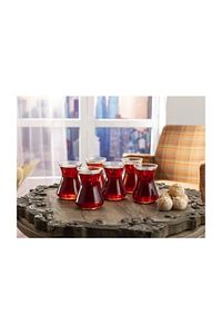 STD Düz Cam 6'lı Çay Bardağı 125 Ml Klasik ürün fotoğrafı