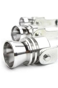 Üniversal Egzoz Islık Aparatı Egzoz Ucu Turbo Sesi Large 29 Mm Krom ürün fotoğrafı
