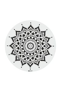 Stencil Tasarım Ma117 Mandala - Dekoratif Duvar Ve Eşya Boyama Şablonları 30x30 Cm ürün fotoğrafı