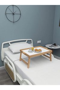 Hasta Yemek Sehpası Hasta Yemek Masası Portatif Karlanır Hasta Yemek Sehpası ürün fotoğrafı