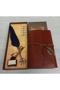 Divit Hokka Seti Tüylü Kalem Seti Ve Özel Tasarım Defter Seti ürün fotoğrafı