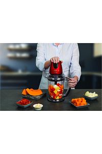 MB4705 MasterChop Powelix Maxi 4 Bıçaklı Rondo ve Doğrayıcı 500 W Kırmızı ürün fotoğrafı