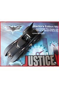 Oyuncak Batman Metal Diecast Araba Batmobil Işıklı Çekbırak Oyuncak Aracı 13,5cm ürün fotoğrafı