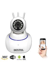 360º Gerçek Hd Wifi Kablosuz 3 Antenli Ip En Siga Bebek Güvenlik Kamerası ürün fotoğrafı