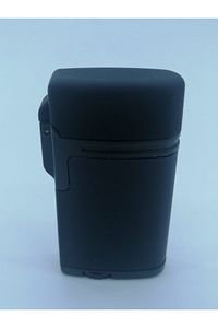 Siyah Turbo Rezidanslı Metal Çakmak ürün fotoğrafı