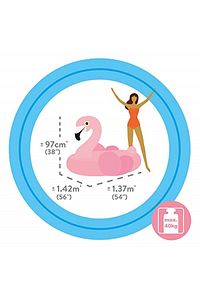 Flamingo Binici 142x137x97 Cm 57558 Kategori: Plaj Oyuncakları ürün fotoğrafı