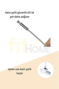 Çelik Halatlı Cam Kilidi Pvc Pimapen Anahtarlı Hırsız Kilidi Bebek Çocuk Emniyet Kilidi ürün fotoğrafı