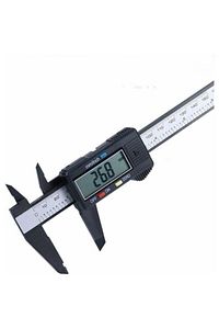 Kumpas Kalınlık Ölçer Karbon Fiber Hassas Kumpas Dijital 15cm + Pil Hediyeli ürün fotoğrafı