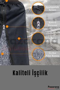 Motosiklet Sürücü Pantolonu Scooter Dizliği Sıvı Ve Rüzgar Geçirmez Isı Yalıtımlı Koruyucu Aksesuar ürün fotoğrafı