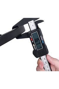 Kumpas Kalınlık Ölçer Karbon Fiber Hassas Kumpas Dijital 15cm + Pil Hediyeli ürün fotoğrafı