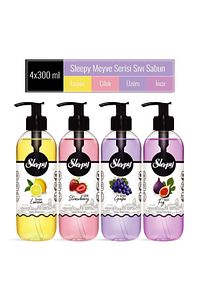 Meyve Serisi Sıvı Sabun 4'lü Avantaj Paketi 4×300 Ml ürün fotoğrafı
