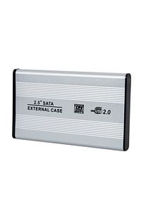 2.5 Usb Sata Hdd Ssd Harddisk Kutusu Aliminyum Gövde Harici Hdd Kutu - Gri ürün fotoğrafı
