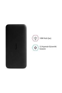 Redmi 20000 Mah Taşınabilir Hızlı Şarj Cihazı - Usb-c - 18w 2 Çıkışlı Powerbank - Siyah ürün fotoğrafı