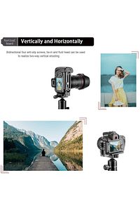 Quick Release L Plate Aynasız Ve Dslr Makineleri Dikey Kadraj Bağlama Adaptörü ürün fotoğrafı