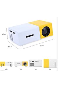 Taşınabilir Mini Led Projeksiyon Cihazı Ev Sineması ürün fotoğrafı